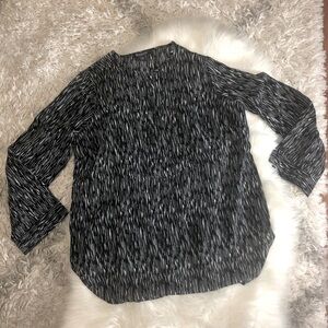 Roaman’s V-Neck Long Sleeve Tunic Blouse